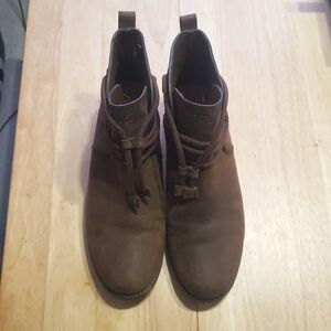 Teva De La Vina Dos Shorty Dark Brown Leather Ankle Boots